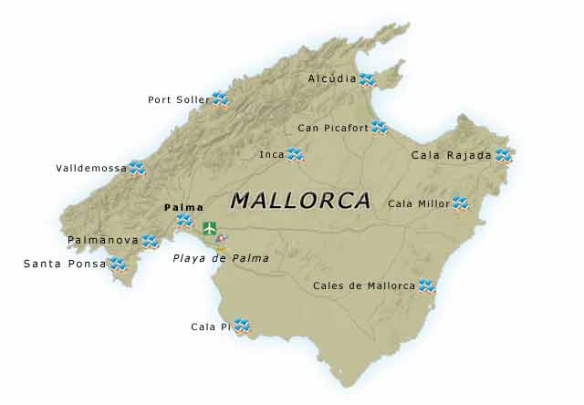 Mallorca Karte